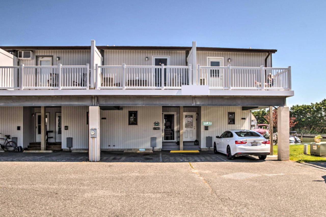 Airy Ocean City Condo On Canal Front With Deck! Exterior photo